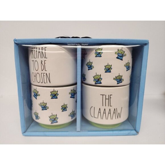 Rae Dunn Other - NIB Rae Dunn x Disney Pixar Toy Story Alien PREPARE TO BE CHOSEN Stacked Mug Set